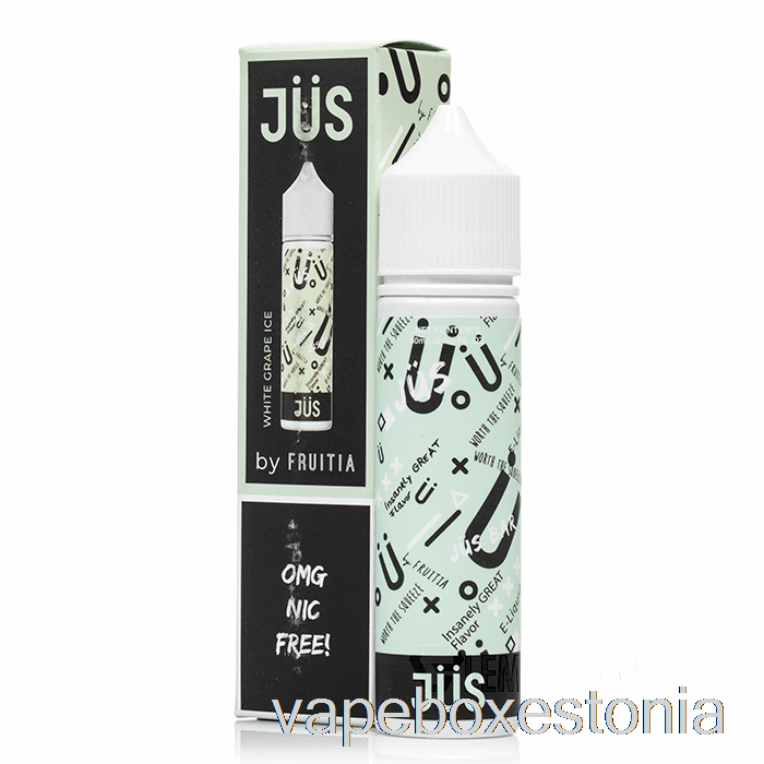 Vape Box Estonia Valge Viinamarjajää - Jus E-vedelik - 60ml 0mg